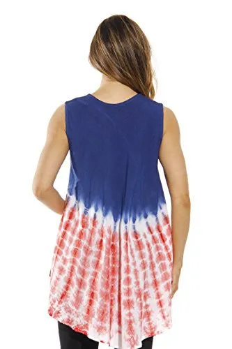 21718-3X Riviera Sun American Flag Top / Tops for Women