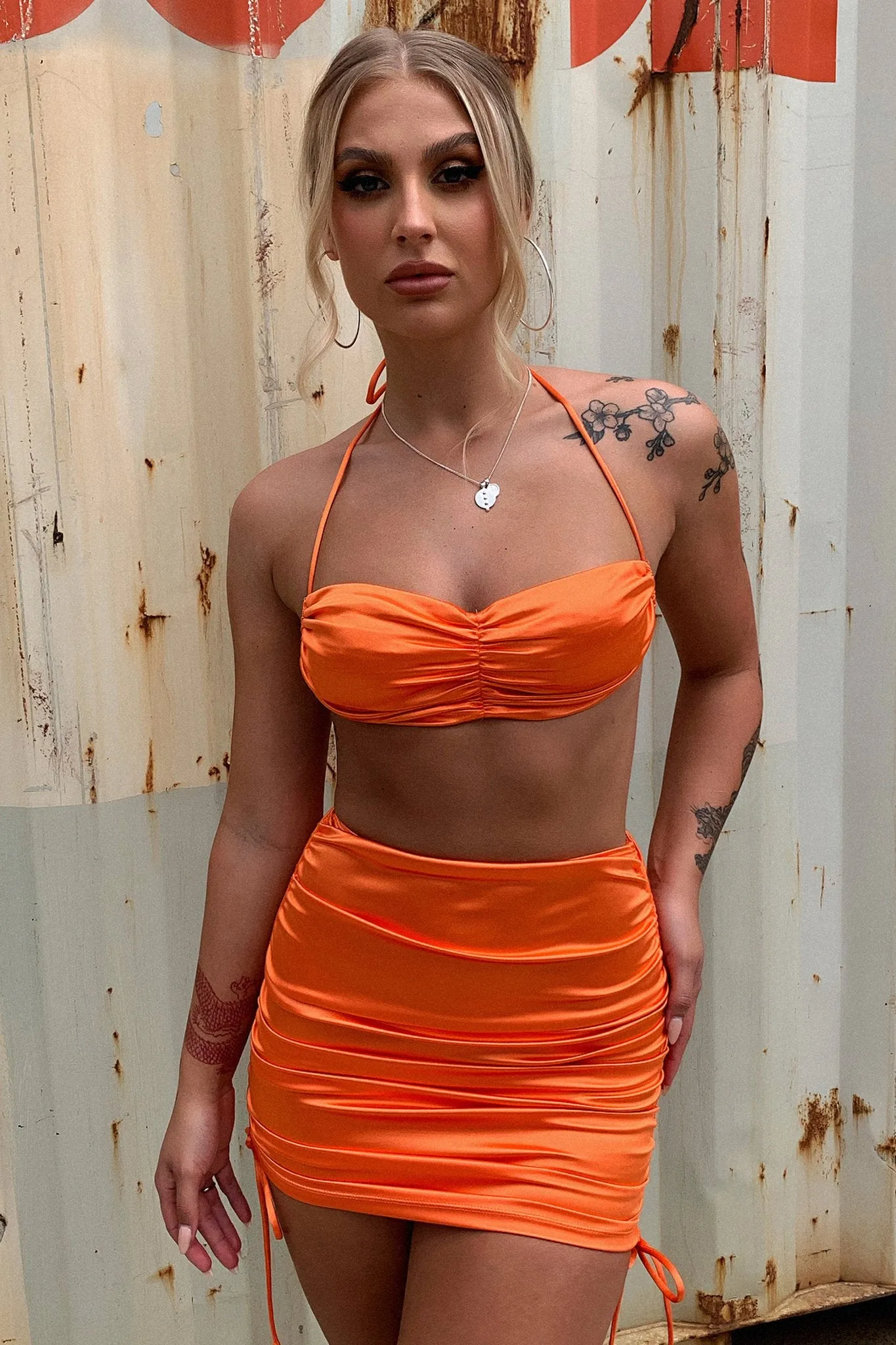 Alannah Crop - Orange