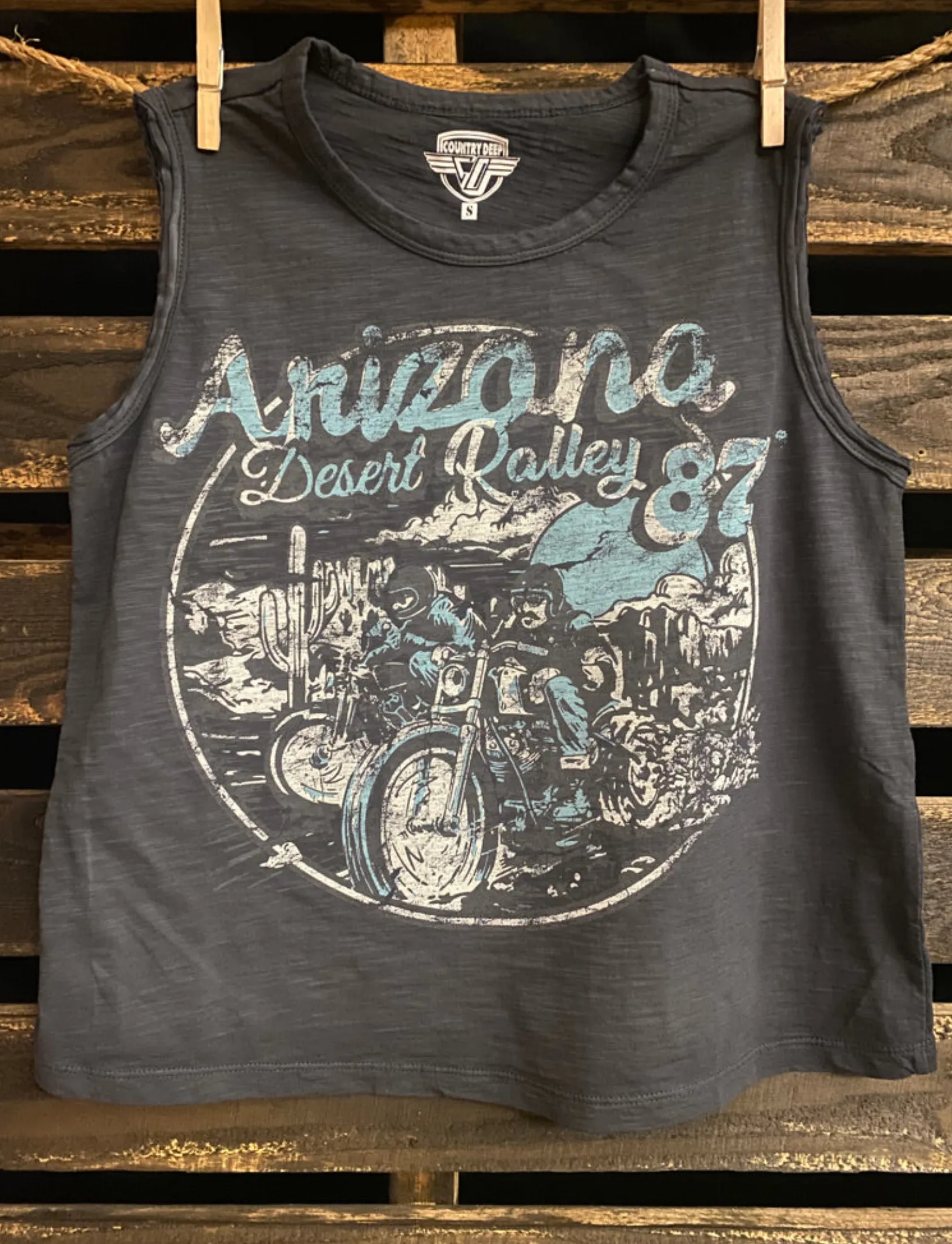 Arizona Crop Muscle Tank Top - Final Sale