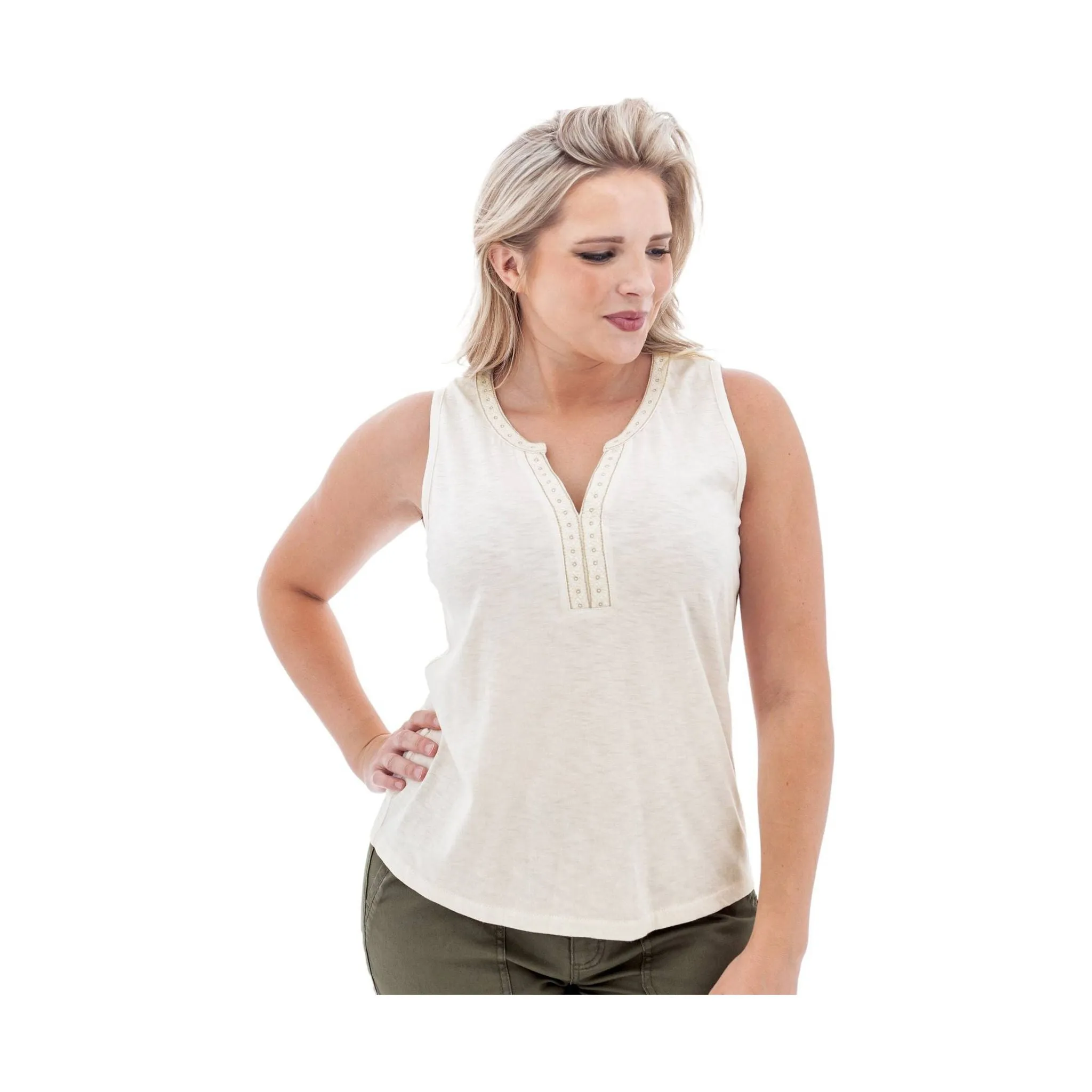 Aventura Women's Ellis Tank Top - Egret