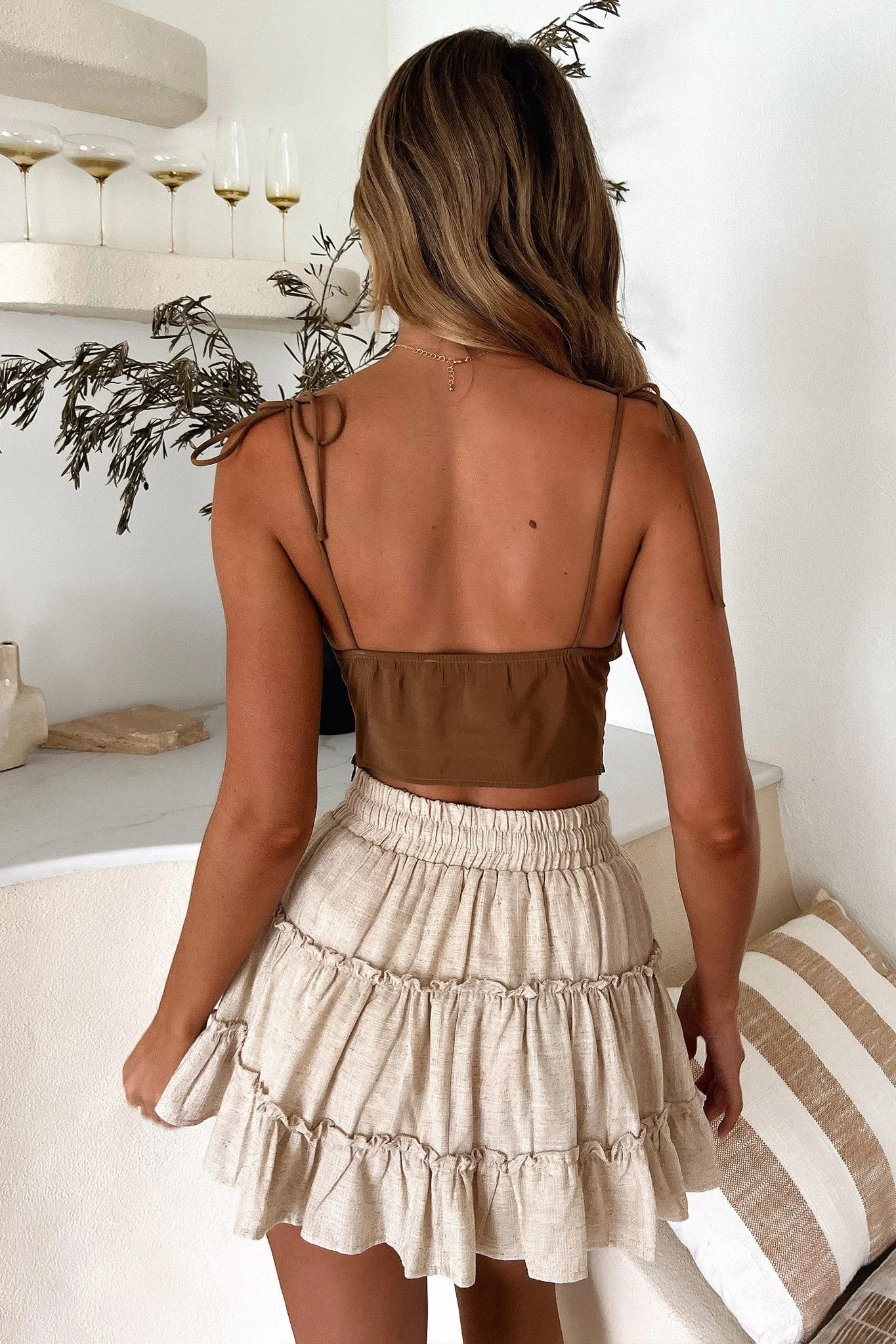 Aviana Crop - Brown