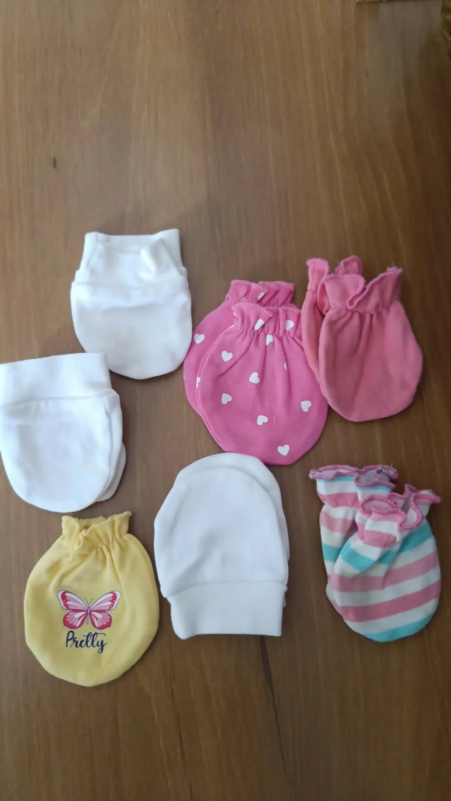 Baby clothes (Mittens, Shirts, Pajama)