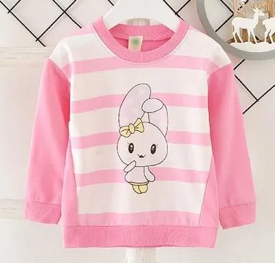 Baby girls cotton long sleeve Tees