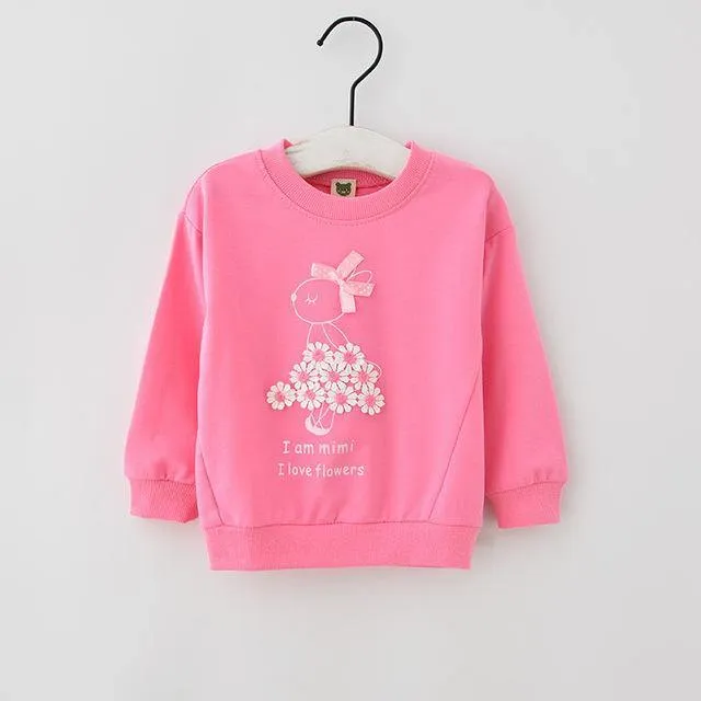 Baby girls cotton long sleeve Tees