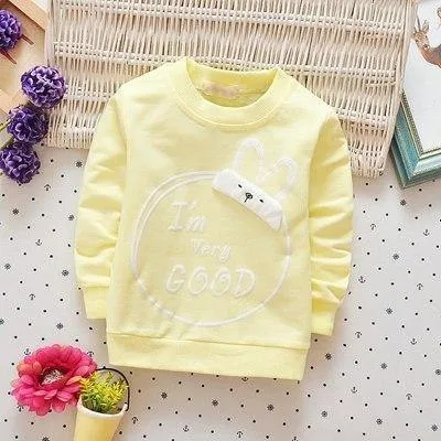 Baby girls cotton long sleeve Tees