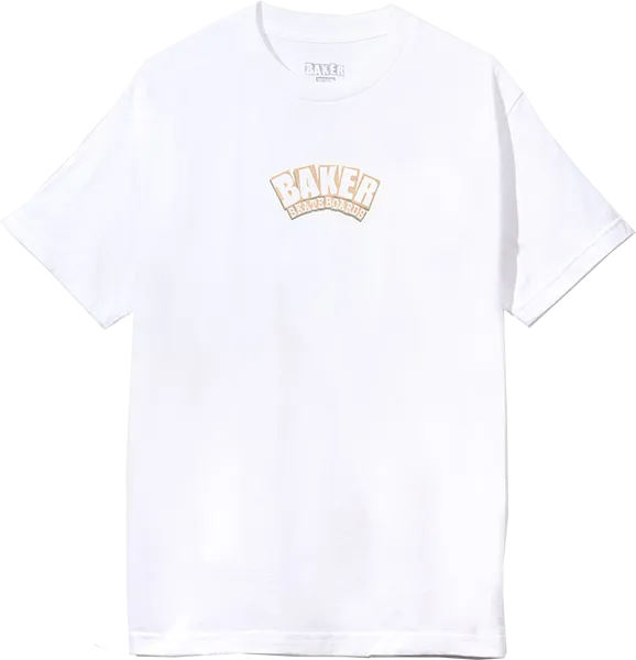 Baker Arch T-Shirt - Size: SMALL White/Cream