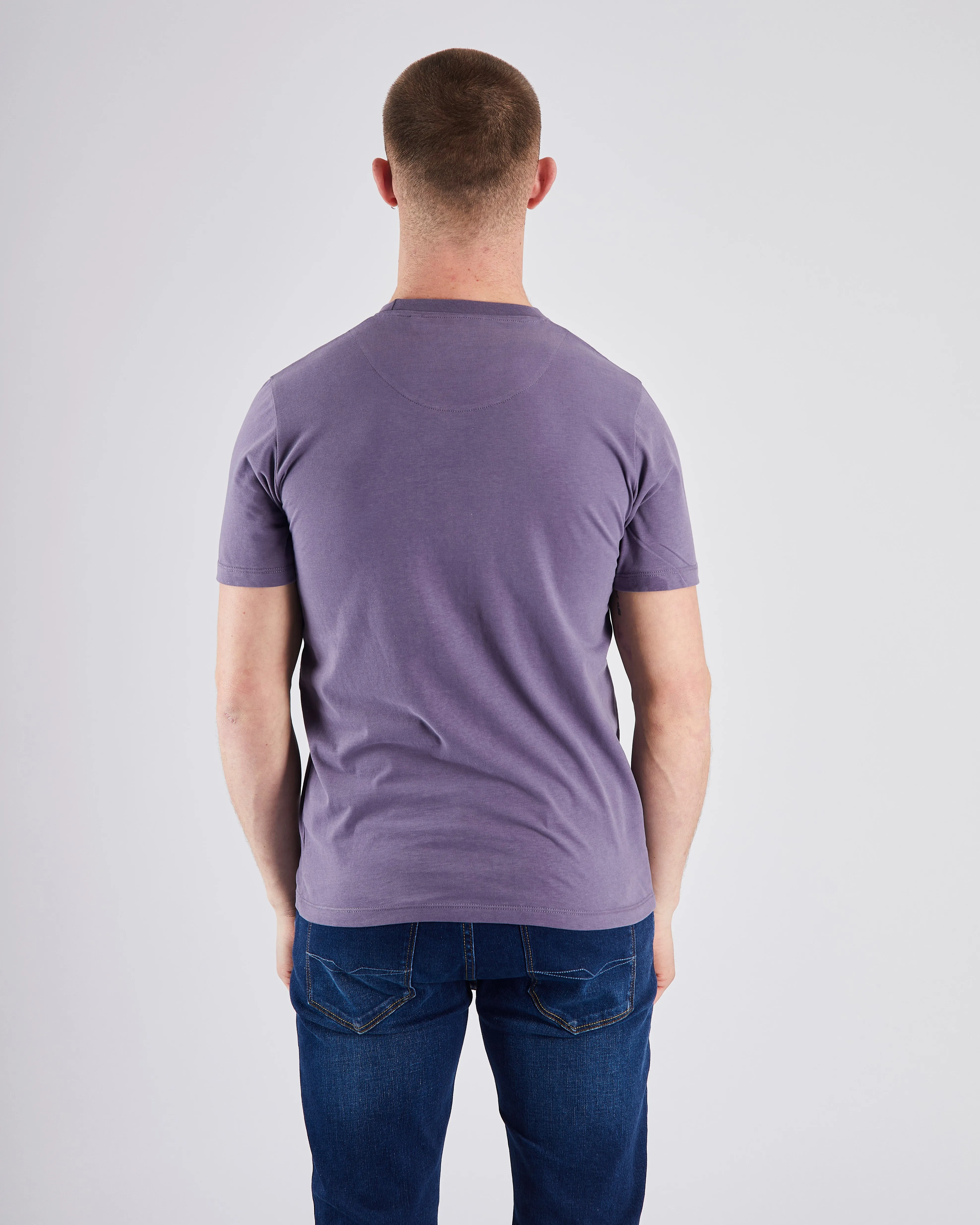 Basic Caden O Neck Tee Sea Grape