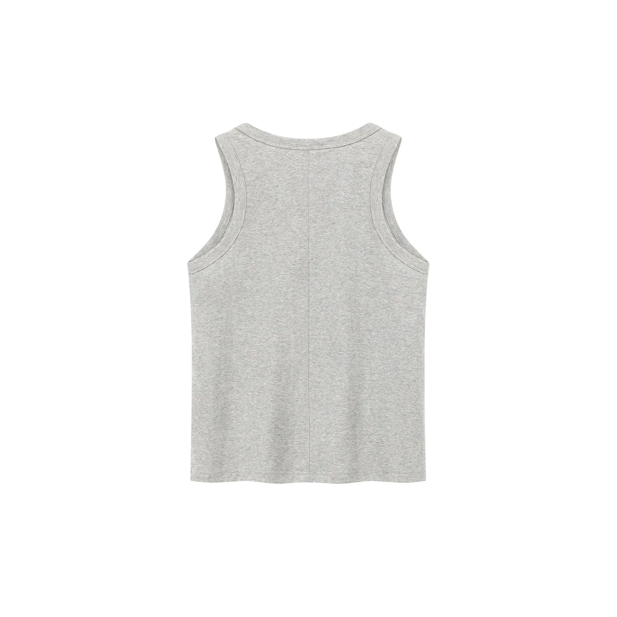 Basic Simple Sleeveless T-Shirt