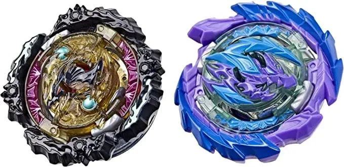 Beyblade Burst QuadDrive Wrath Fafnir F7 and Berserk Linwyrm L7 Spinning Top Dual Pack