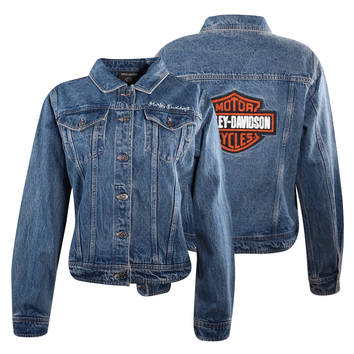 Branded  Women's Blue Denim Jacket (S05)