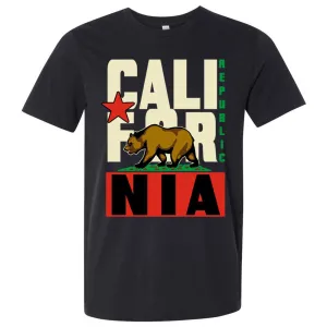 California Republic Original Retro Bold Asst Colors Mens Fitted Tee