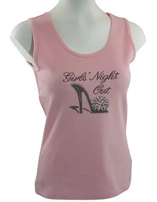 Christine Alexander  Girls Night Out Scoop Neck, Tank Top with Swarovski Crystals