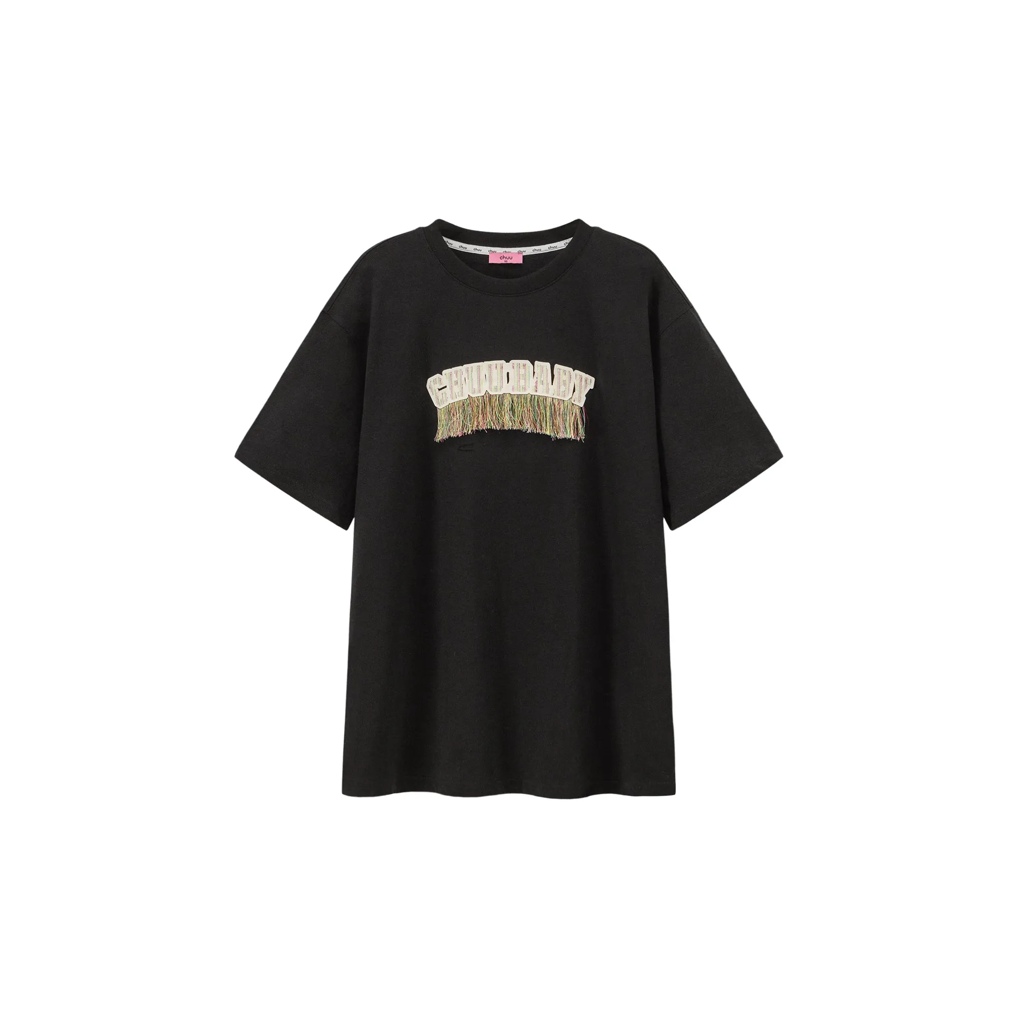 Chuu Baby Fringed Loose-Fit T-Shirt