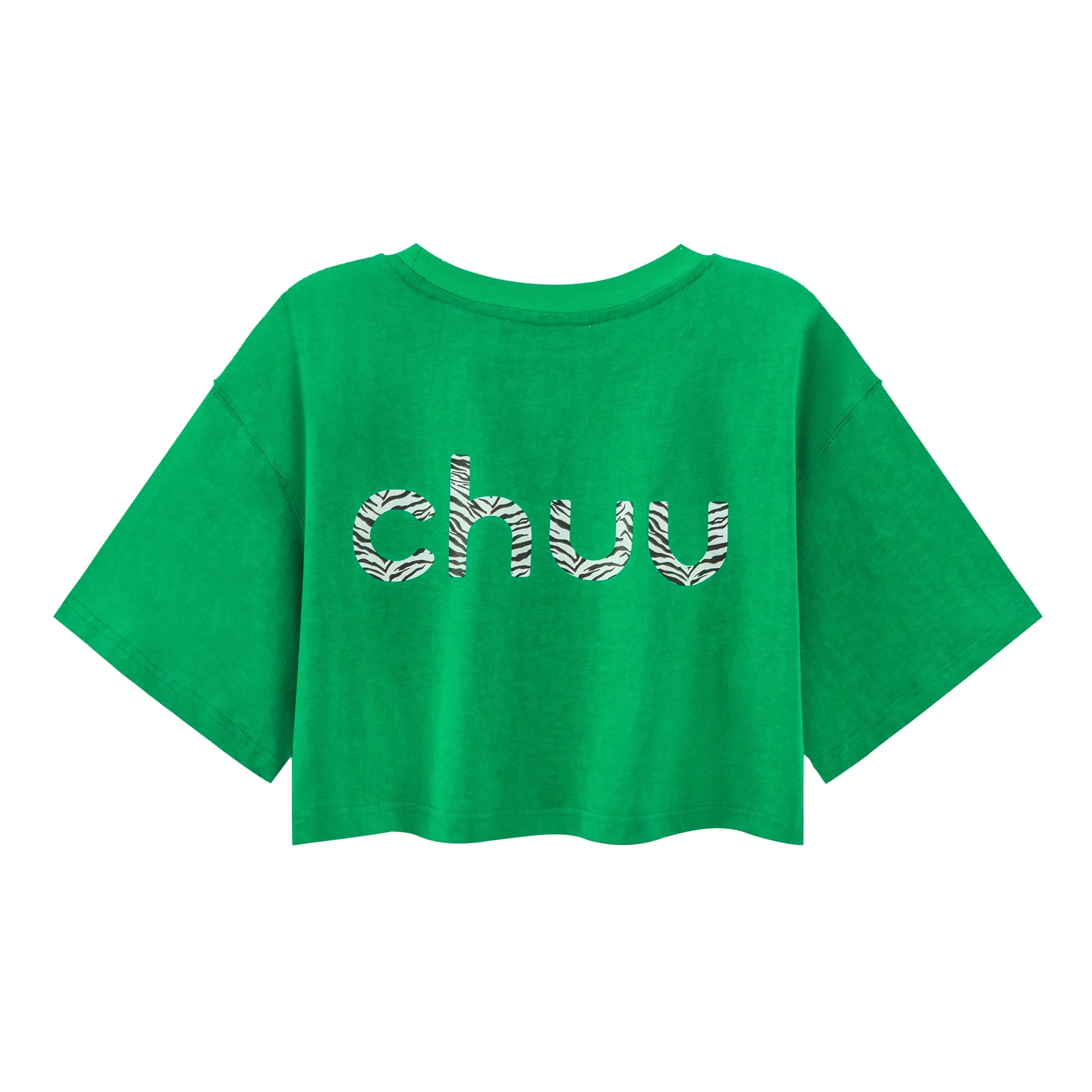 Chuu Logo Overfit Crop T-Shirt