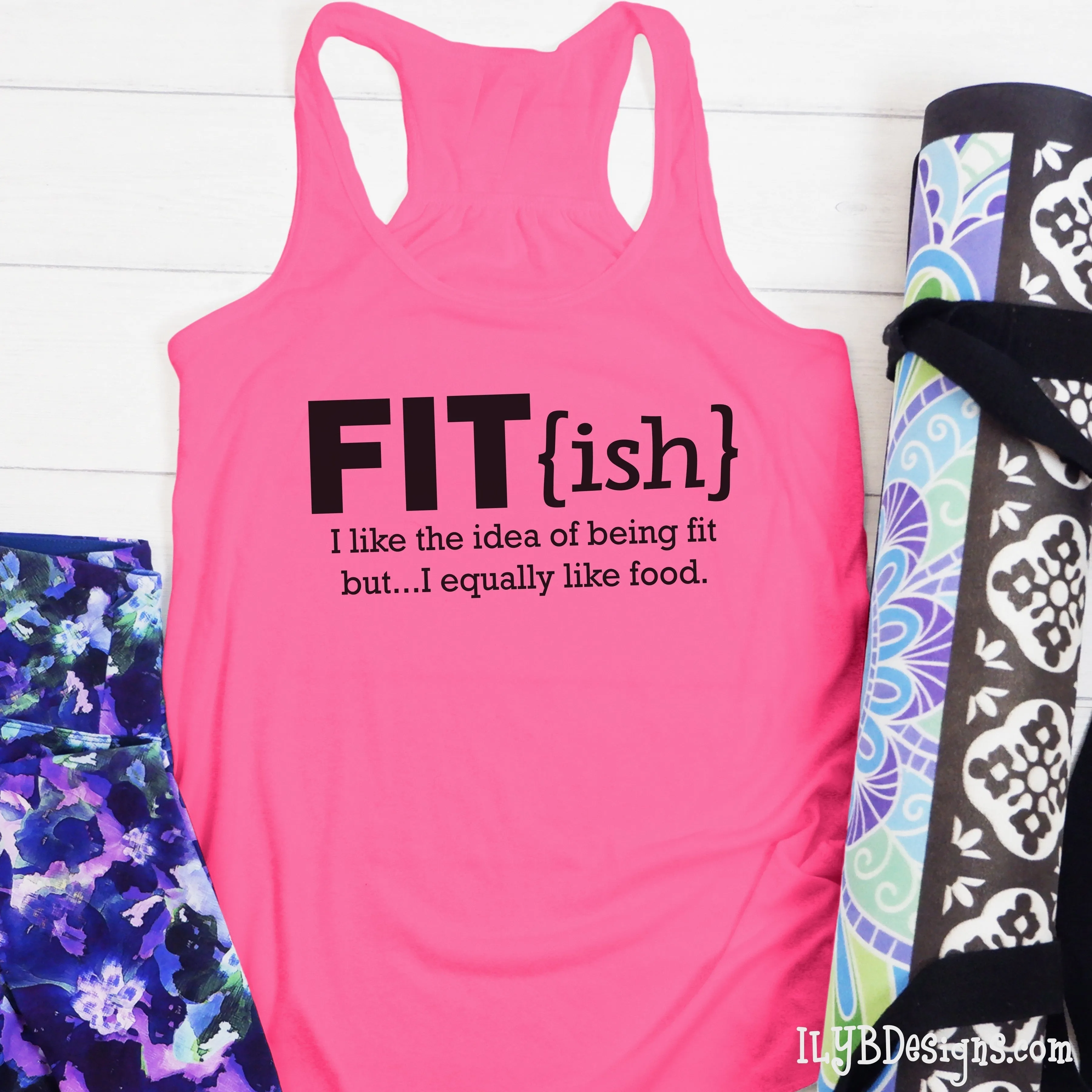 Fitish Workout Tank Top | Humorous Fitness Tee for Active Lifestyle