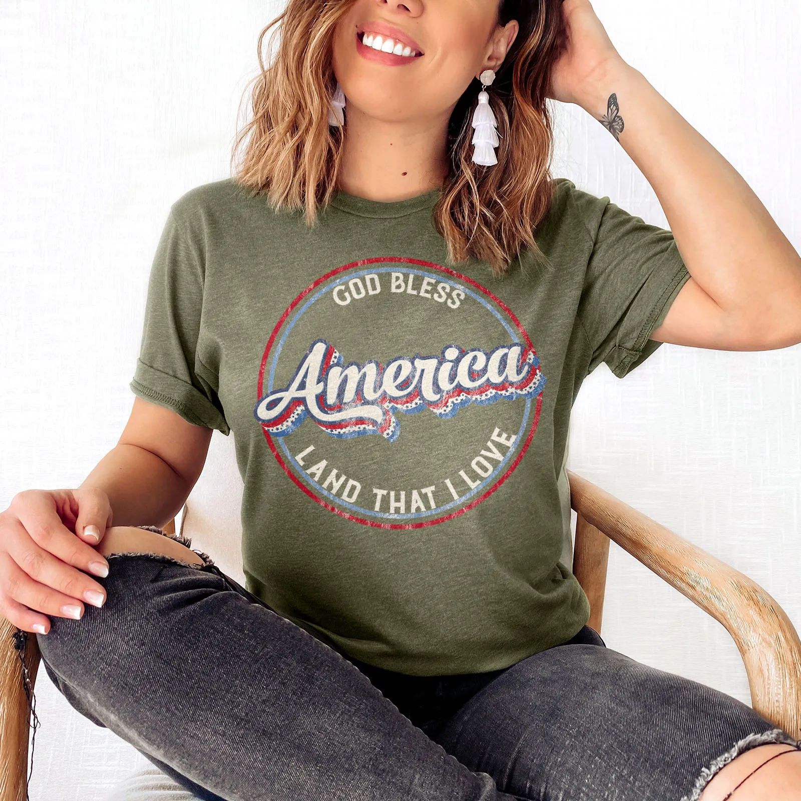 God Bless America Tee