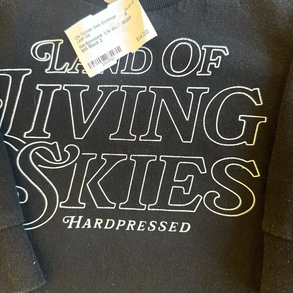 Hardpressed- L/s shirt- MSRP $45: Black-children-2