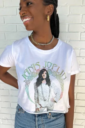 Janis Circle Portrait Crop Tee