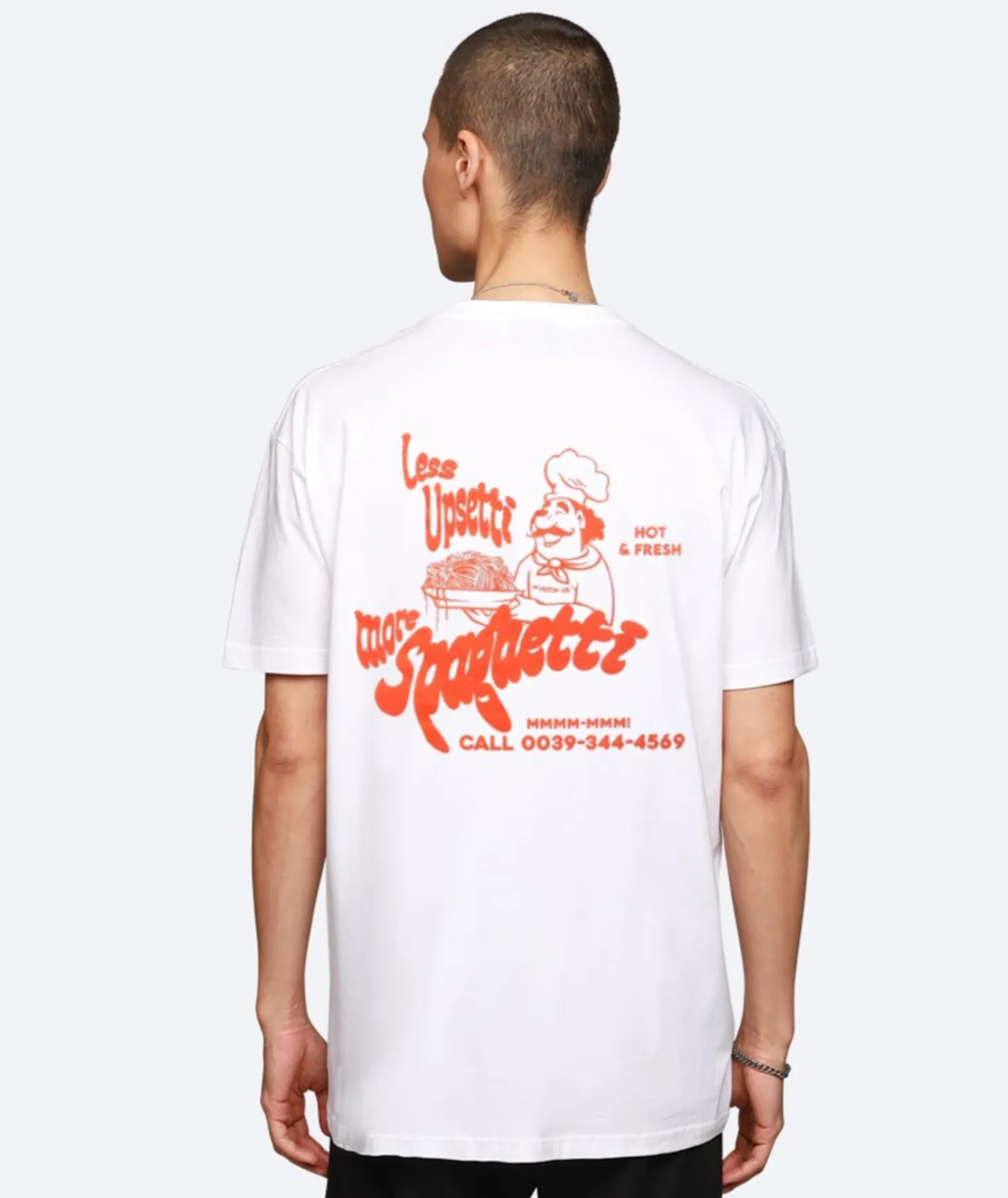 Less Upsetti T-Shirt - White