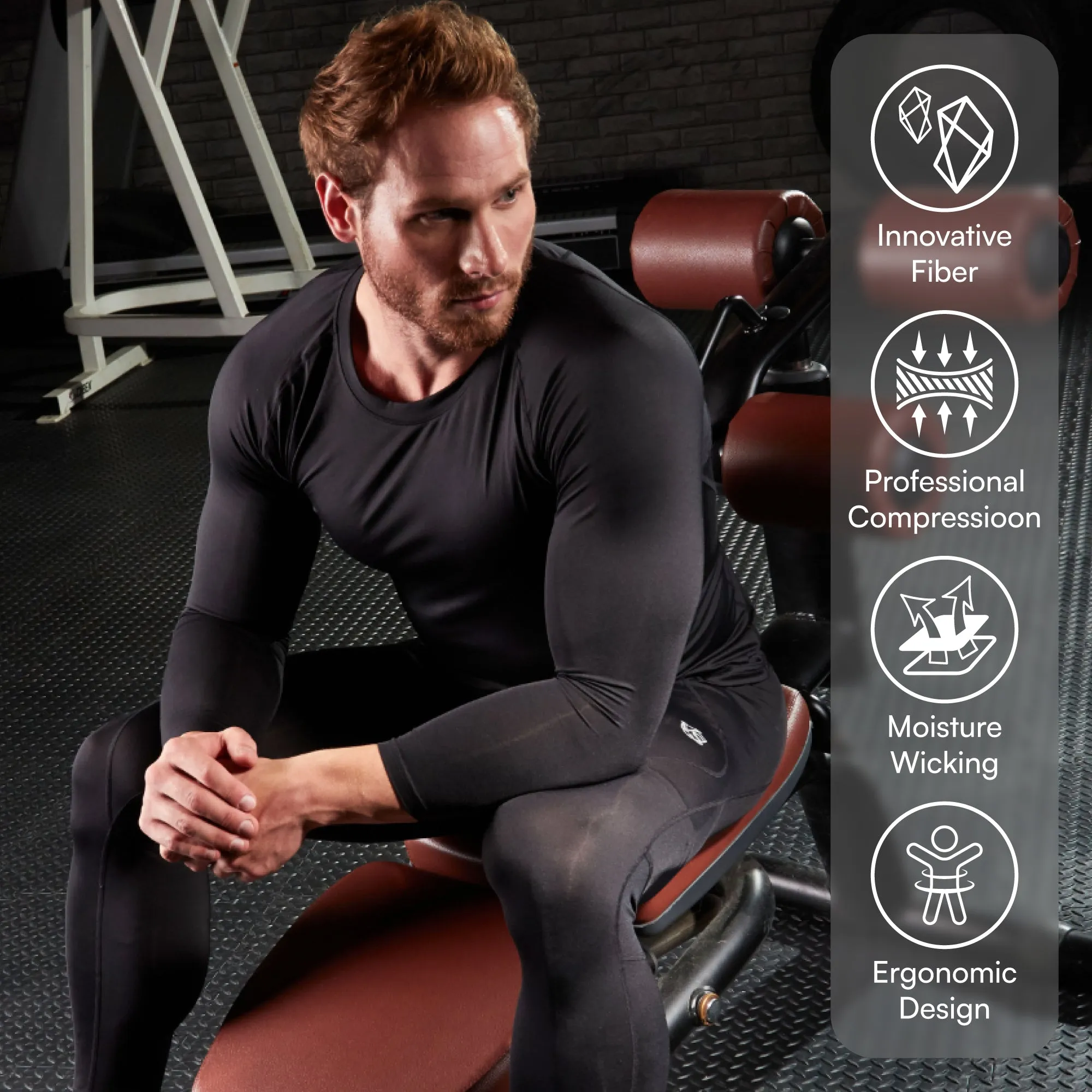 Men Compression Recovery Long Sleeve Shirt