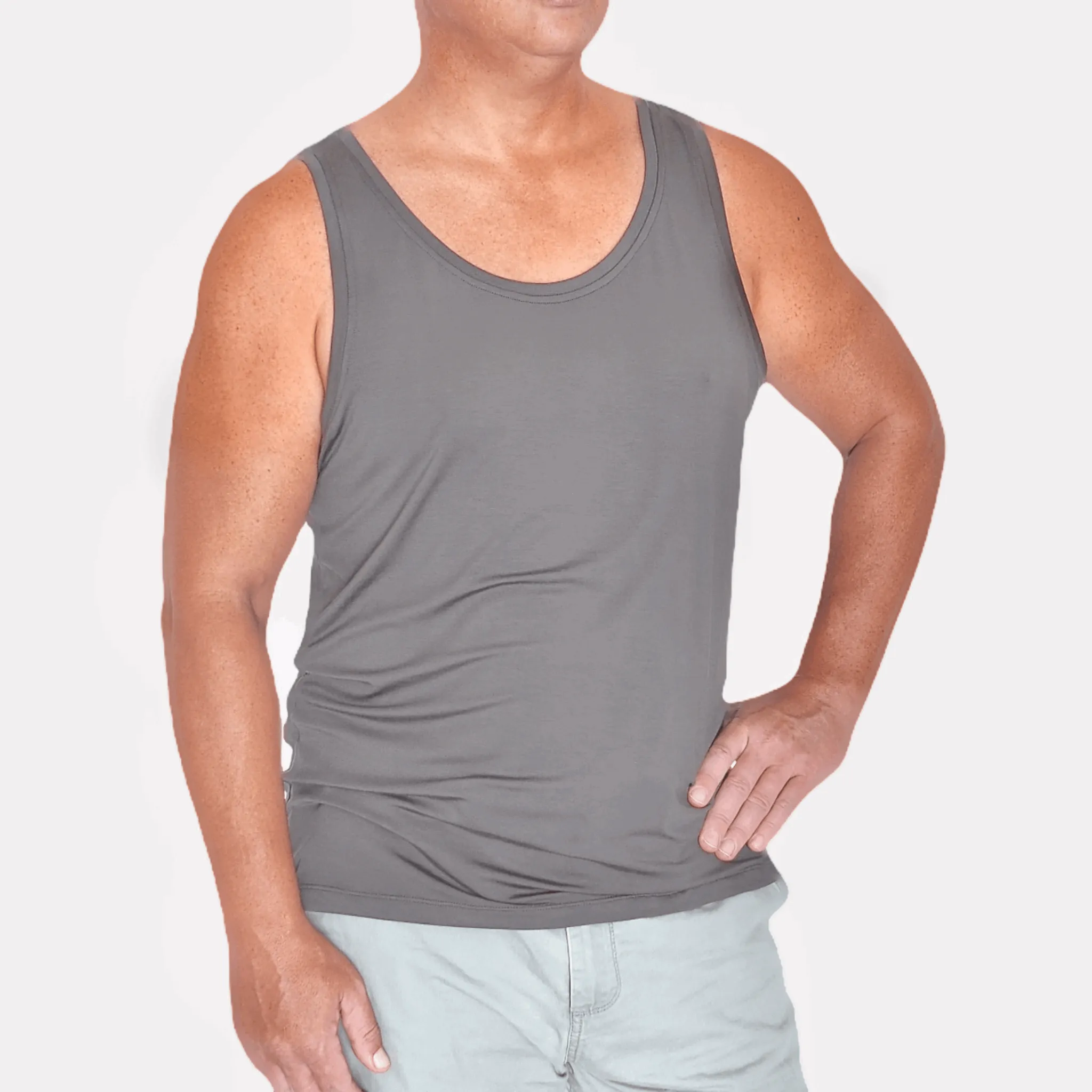 Men’s Bamboo Tank Top - Luxe Range