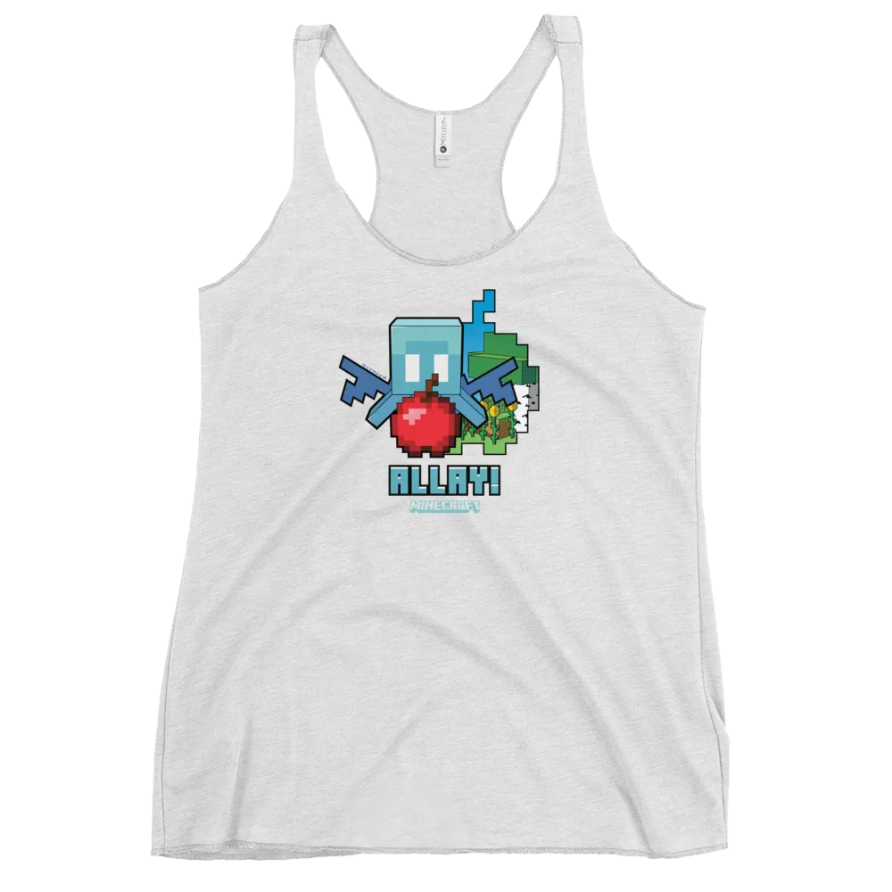 Minecraft Allay Comp Women's Tri-Blend Racerback Tank Top