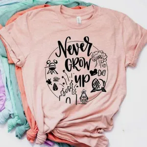 Never Grow Up Graphic Tee