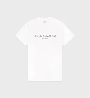 NY Health Club T-Shirt - White/Navy