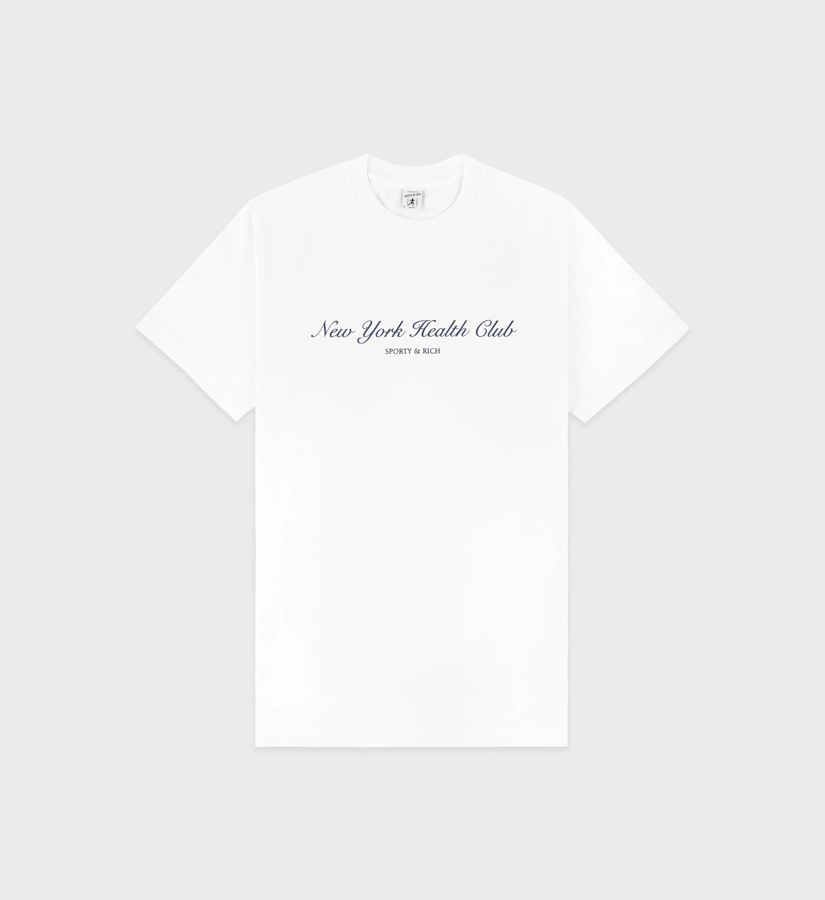 NY Health Club T-Shirt - White/Navy