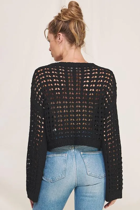 Open Weave Sweater