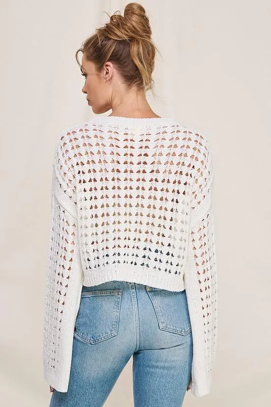 Open Weave Sweater