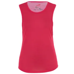 Pink Women's Cut Off Tank