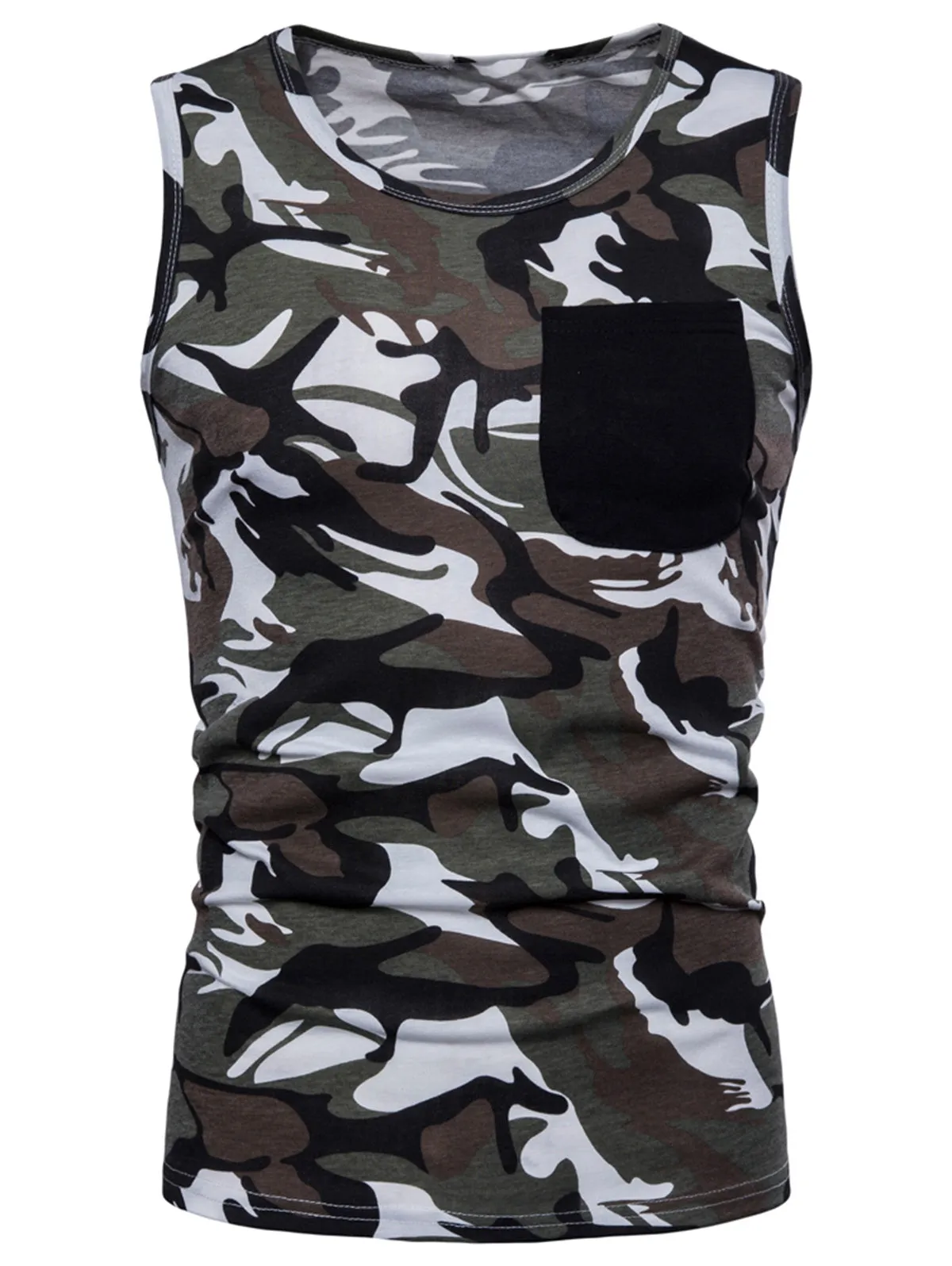 Pocket Camo Cool Tank Top