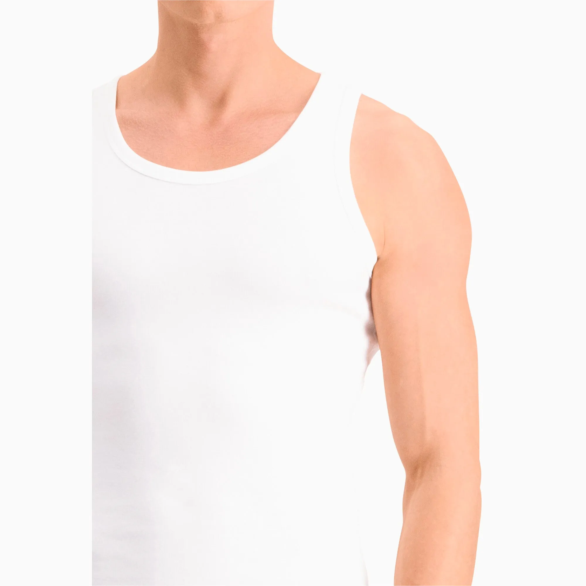 PUMA 2 Pack Everyday Comfort Cotton Stretch Tanktops