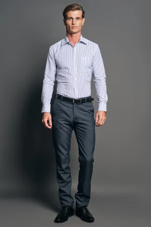 Slim Fit Long sleeves-Formal Shirts-Merlin