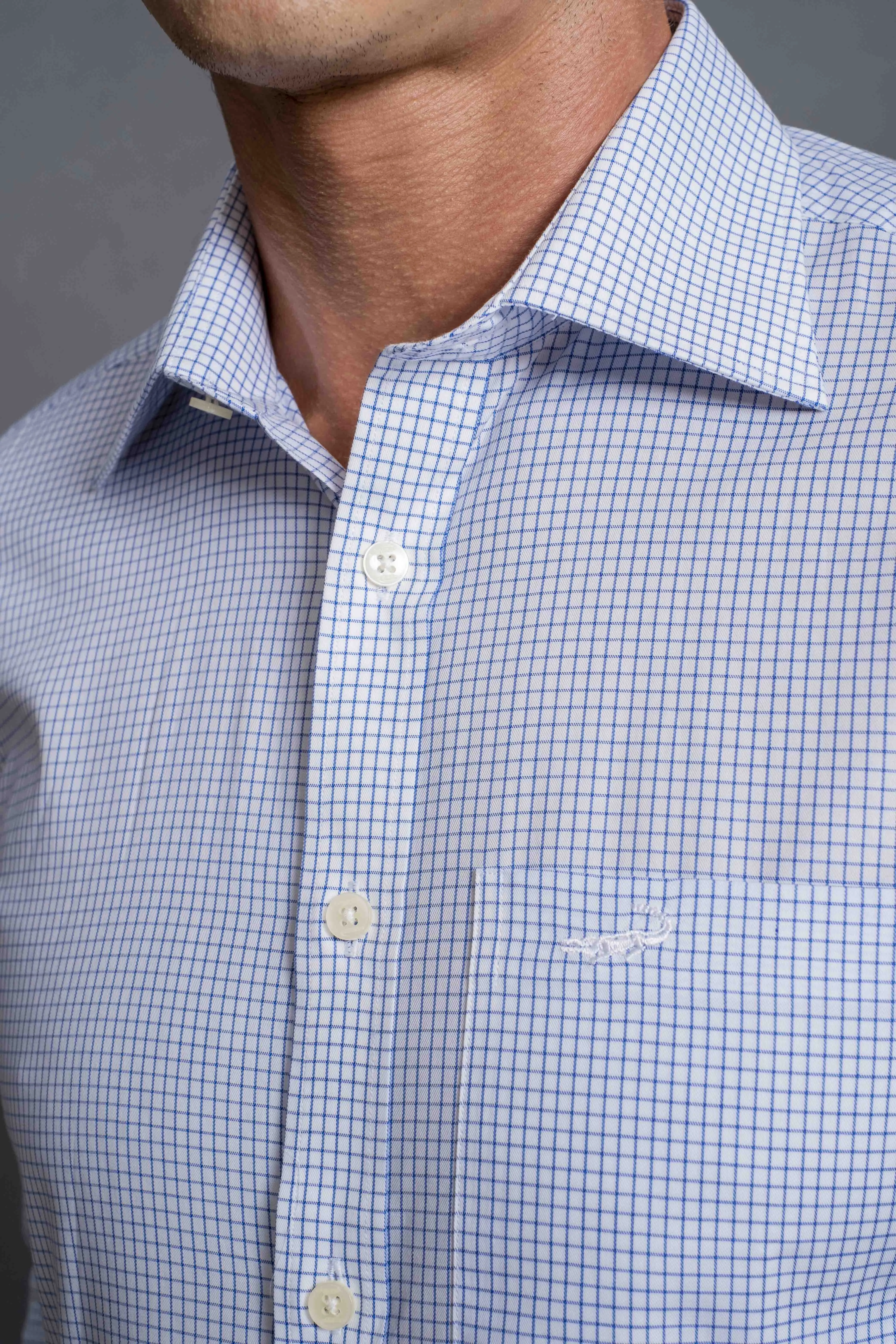 Slim Fit Long sleeves-Formal Shirts-Vista Blue