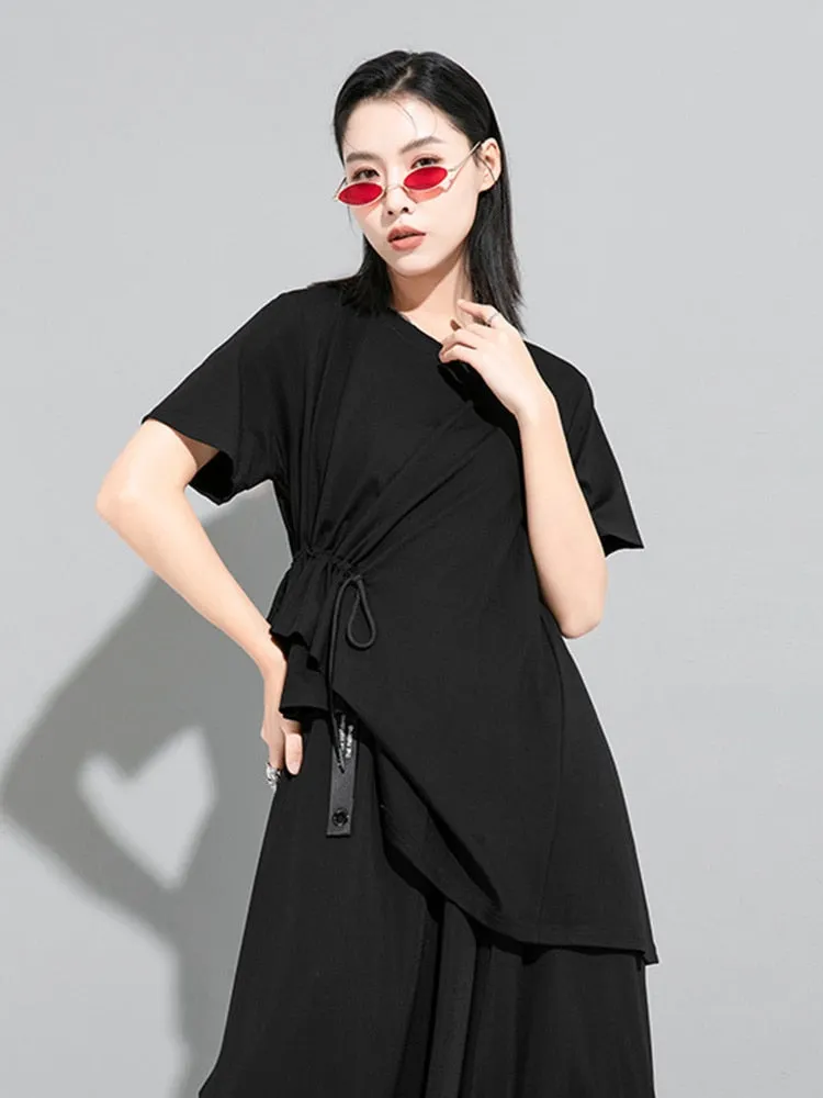 Sween Drawstring Shirt - Black