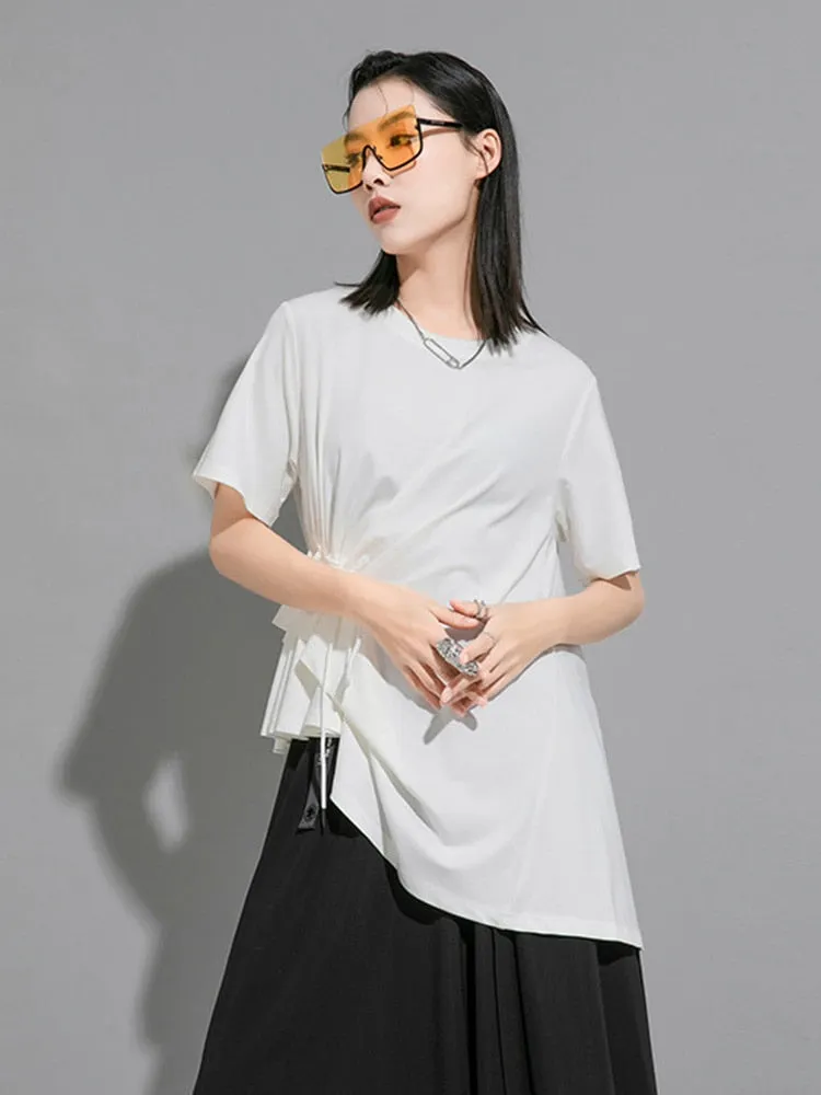 Sween Drawstring Shirt - White