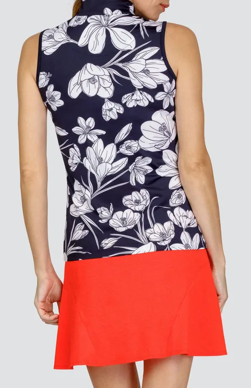 Tail Ladies Fannie Sleeveless Golf Top- Crocus Blooms