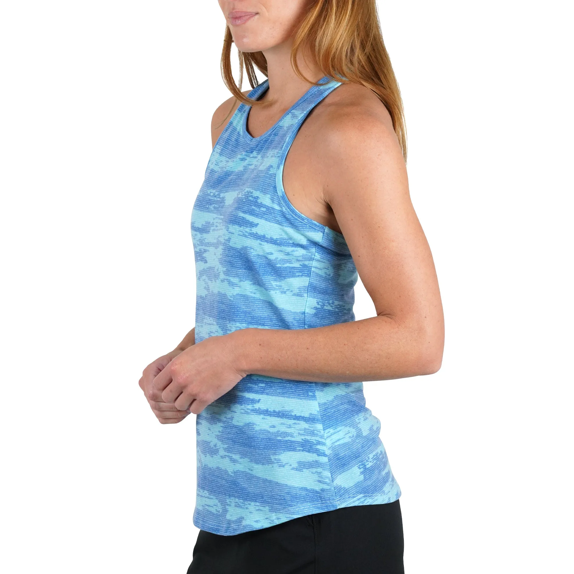 Women's Ocean Bound Printed Performance Tank