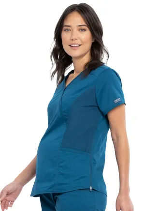 WW Revolution Maternity Mock Wrap Scrub Top WW688